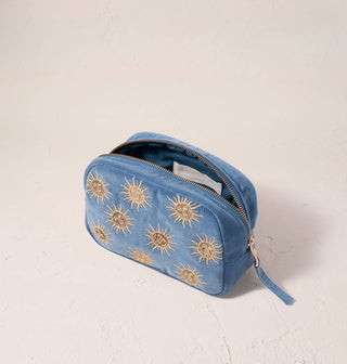 Sun Goddess Makeup Bag: Rust, Velvet