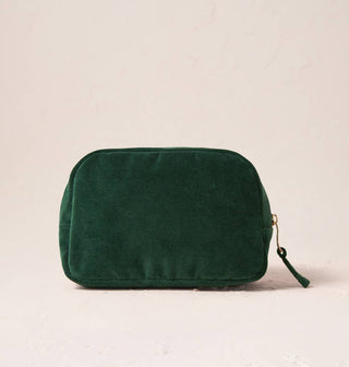 Honey Bee Cosmetics Bag: Velvet, Charcoal
