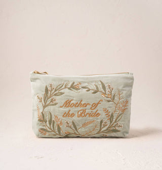 Olive Branch Mother of the Bride Sage Everyday Pouch - Sage: Sage, Velvet