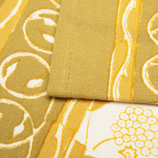 Forest Harvest Grey & Mustard Table Runners: 16" x 72"