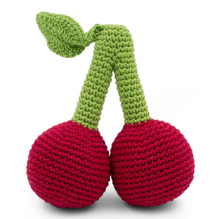 MYUM - Crocheted Rattle | CHERRY