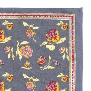 Couleur Nature Pansy Red/Grey Tea Towel