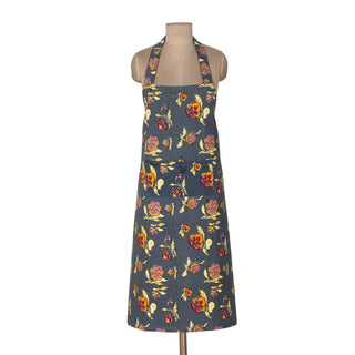 Pansy Red/Grey Apron