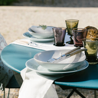 Bee Ceramic Pasta Plate: Ecru