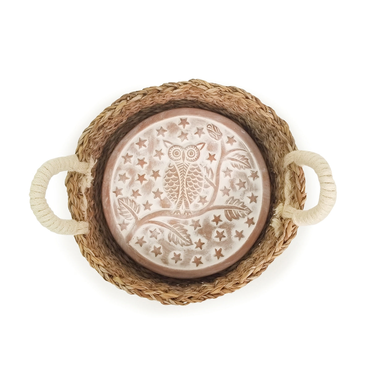 Handmade Bread Warmer & Wicker Basket -Round
